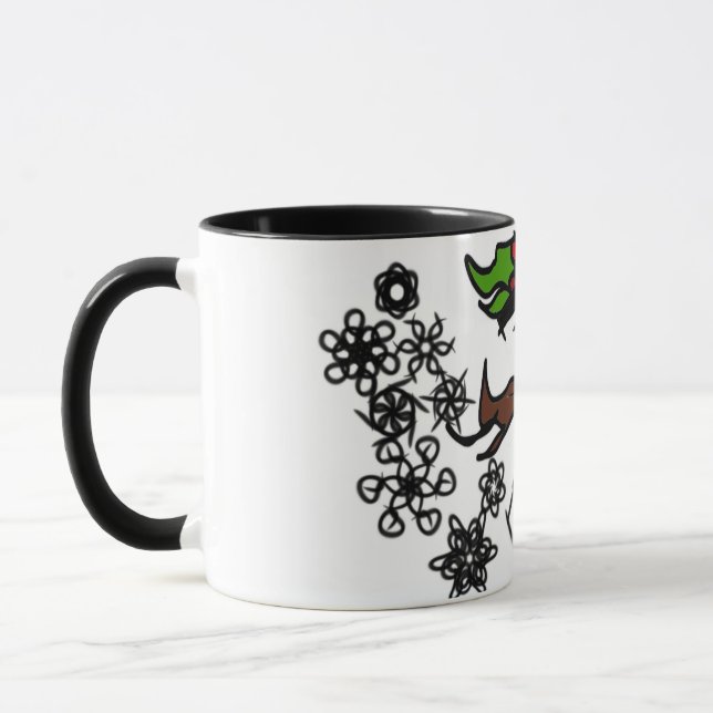 Snowboardfreude Tasse (Links)