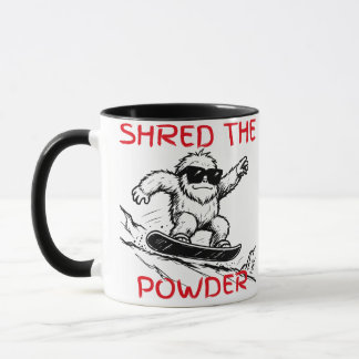 Snowboarding Abominable Snowman Mountain Tasse