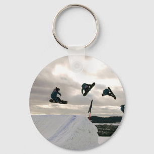Snowboarding betrügt Schlüsselanhänger