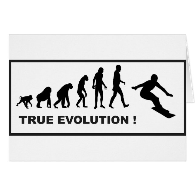 Snowboarding-Evolution (Vorderseite (Horizontal))
