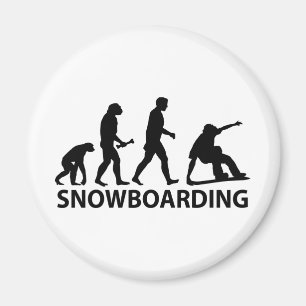 Snowboarding-Evolution Magnet