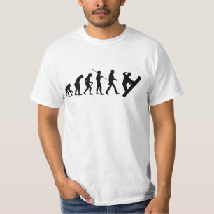 SNOWBOARDING-EVOLUTIONS-LUSTIGER WINTER-SPORT T-Shirt