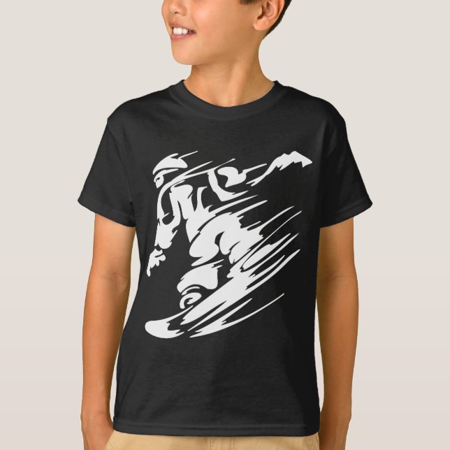 Snowboarding-Extrem-Sport T-Shirt (Vorderseite)