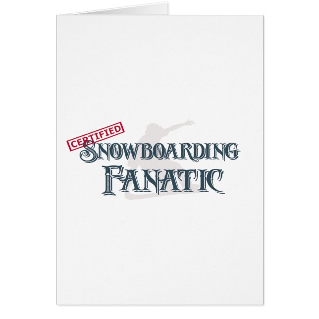 Snowboarding-Fanatiker (Vorne)