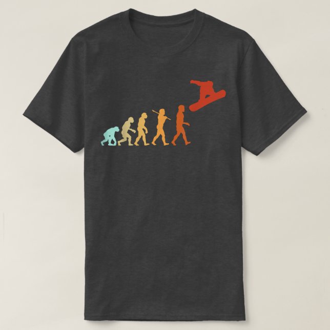 Snowboarding Freestyle-Evolution T-Shirt (Design vorne)