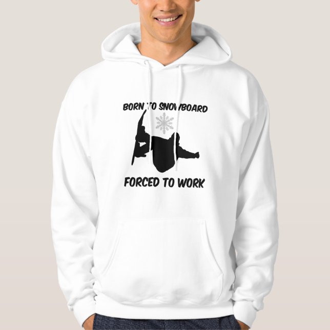 Snowboarding Hoodie (Vorderseite)
