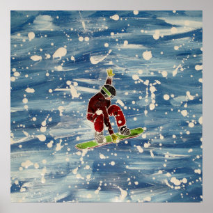 Snowboarding-Plakat Poster