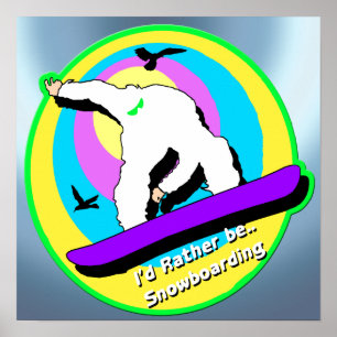 Snowboarding-Plakat Poster