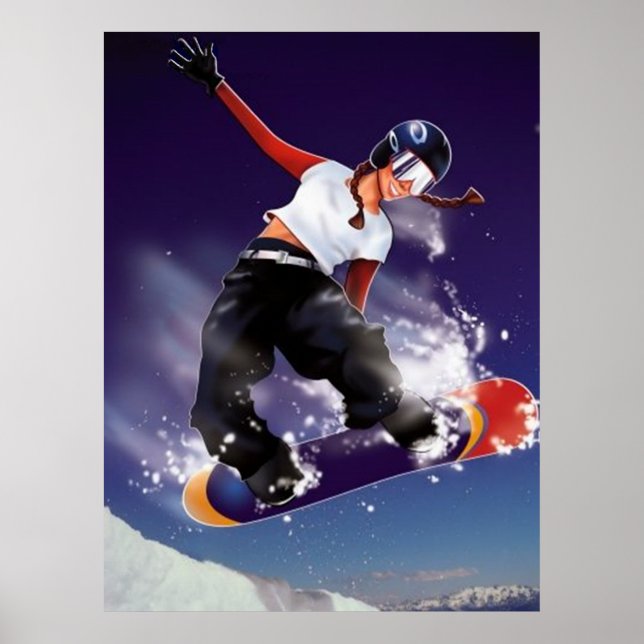 Snowboarding Poster (Vorne)