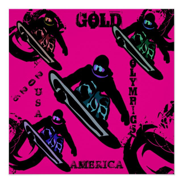 SNOWBOARDING  POSTER (Vorderseite)