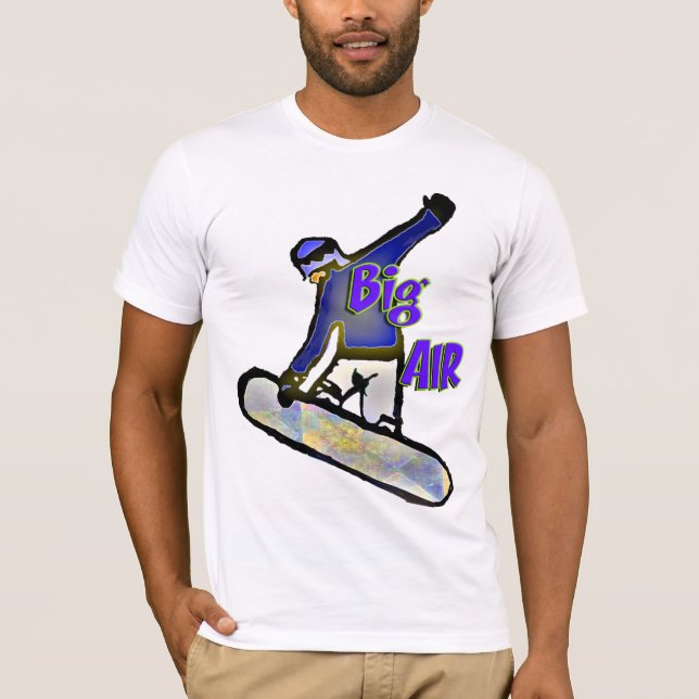 SNOWBOARDING-T-SHIRT T-Shirt (Vorderseite)