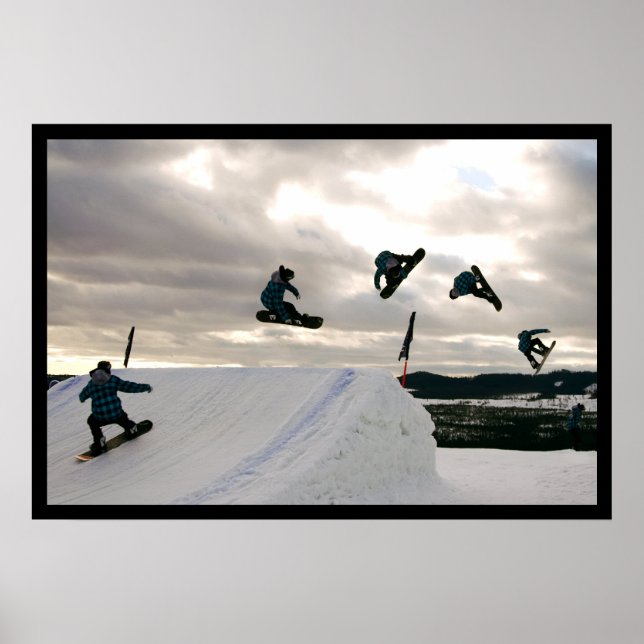 Snowboarding Tricks Poster (Vorne)
