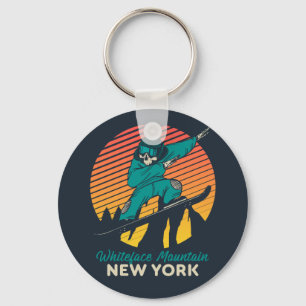 Snowboarding Trip Whiteface Mountain New York Schlüsselanhänger