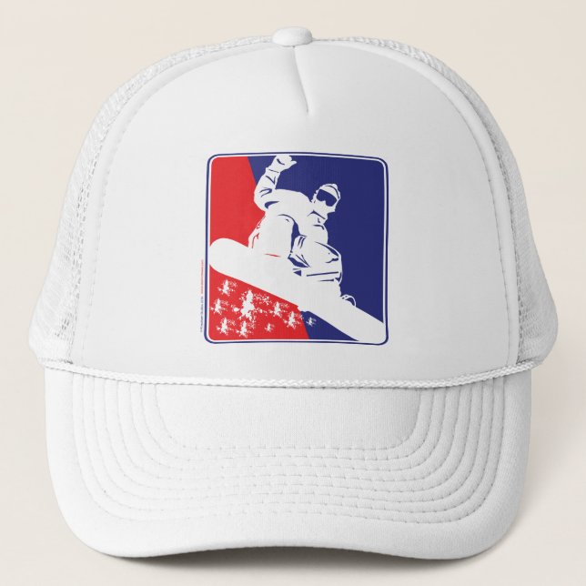 Snowboarding, USA Truckerkappe (Vorderseite)