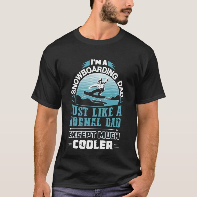 SNOWBOARDING-VATER T-Shirt (Vorderseite)