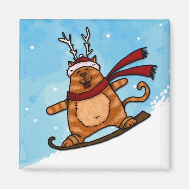 Snowboardkitt Magnet (Vorne)