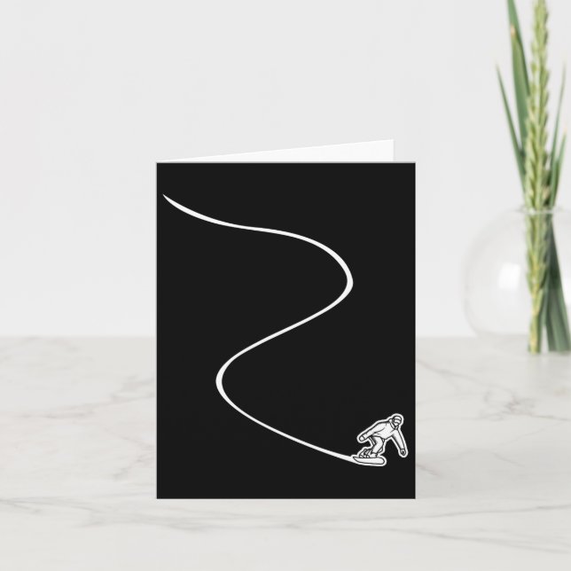 Snowboardpisten - Snowboard Karte (Vorderseite)