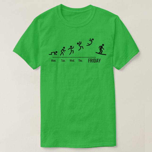 Snowboards Snowboarden Wochenende Snowboarder Snow T-Shirt (Design vorne)