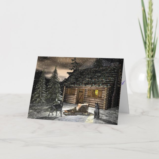 Snowbound Feiertagskarte (Vorderseite)