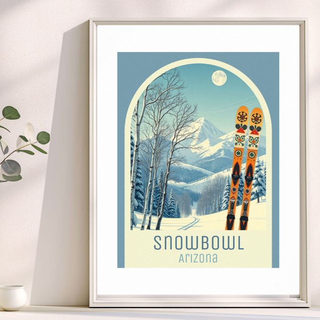 Snowbowl Arizona ski resort  Poster (Von Creator hochgeladen)