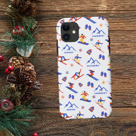 Snowbowl Arizona Ski Snowboardmuster Case-Mate iPhone Hülle