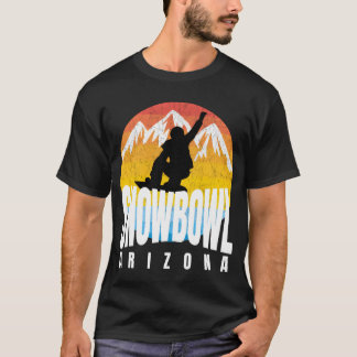Snowbowl Arizona Snowboarder 70er 80er Jahre Snowb T-Shirt