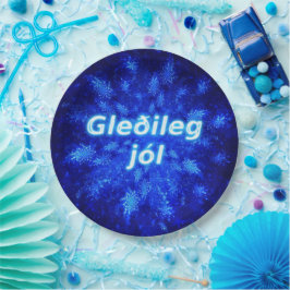 Snowburst - Gleðileg Jól Pappteller