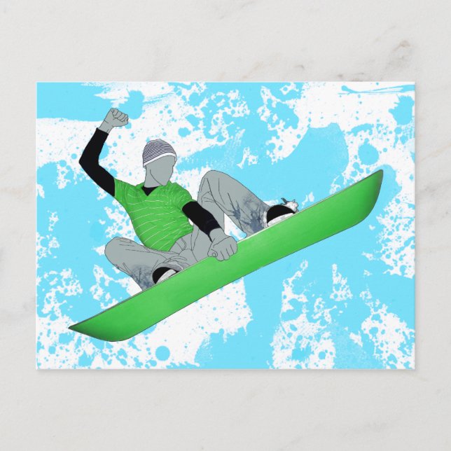Snowcore. 1. postkarte (Vorderseite)