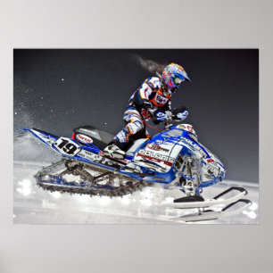 Snowcross Print Poster
