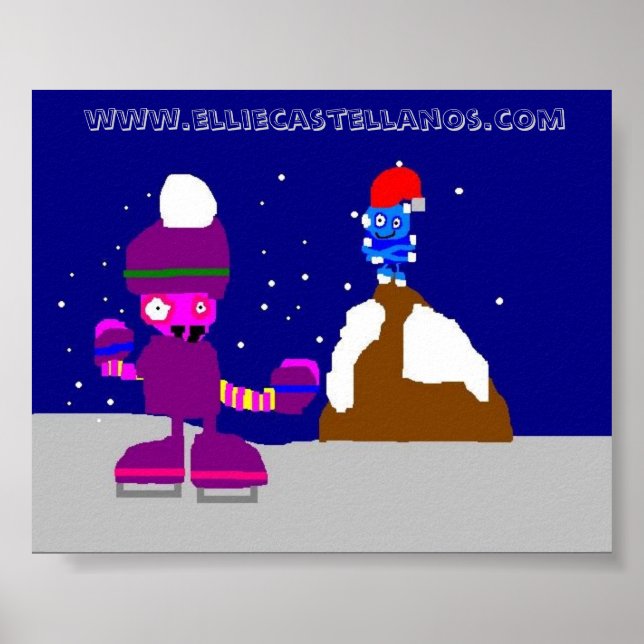 snowday, www.elliecastellanos.com poster (Vorne)