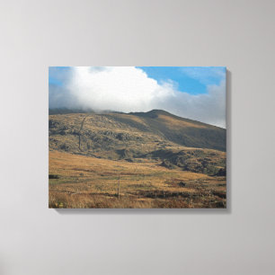 Snowden North Wales Postcard Poster Imitate Leinwa Leinwanddruck
