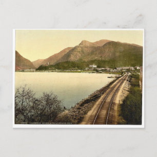 Snowdon aus Pardarn Llyn, Llanberis, Wales selten Postkarte