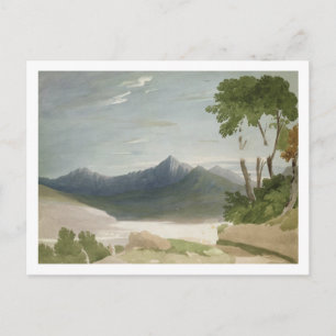 Snowdon (mit Bleistift) Postkarte