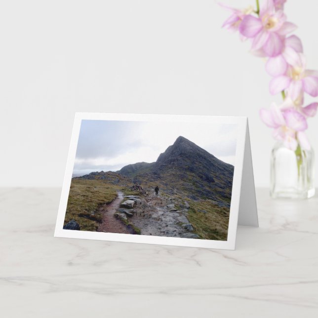Snowdon, Snowdonia, Wales Karte (Orchidee)