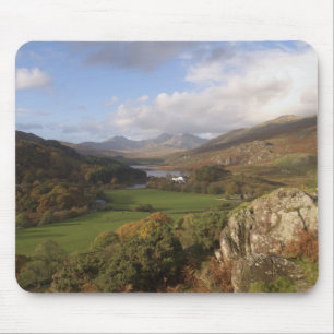 Snowdon von Capel Curig, Gwynedd, Wales (RF) Mousepad