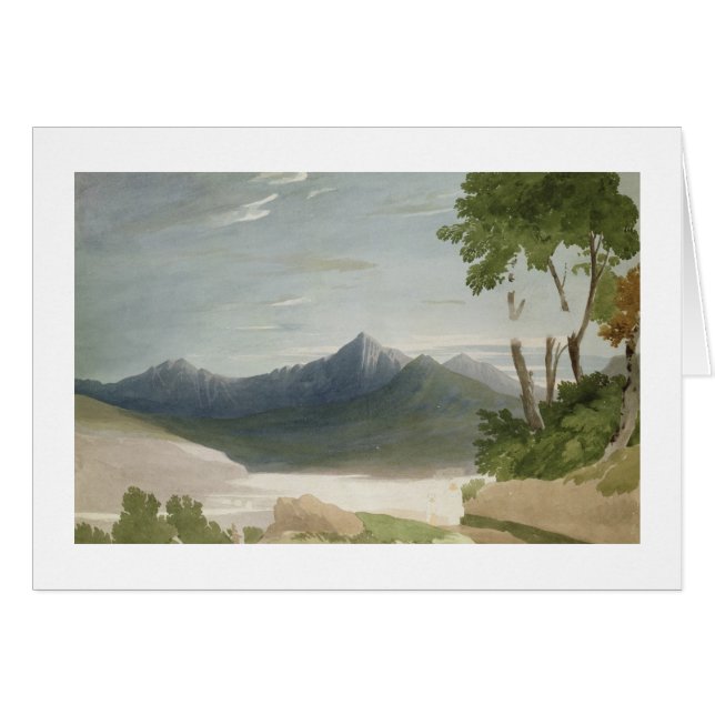 Snowdon (w/c mit Bleistift) (Vorderseite (Horizontal))
