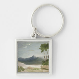 Snowdon (w/c mit Bleistift) Schlüsselanhänger