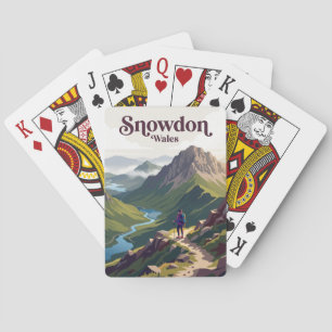 Snowdon (Yr Wyddfa) Wales Spielkarten