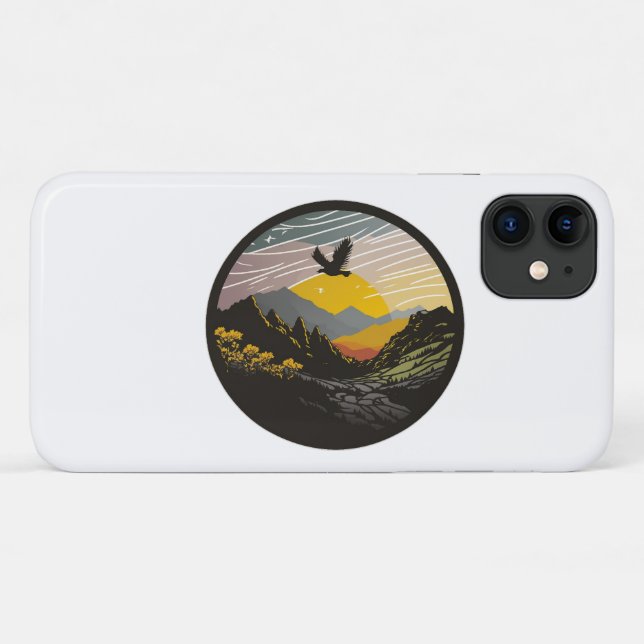 Snowdonia Case-Mate iPhone Hülle (Rückseite (Horizontal))