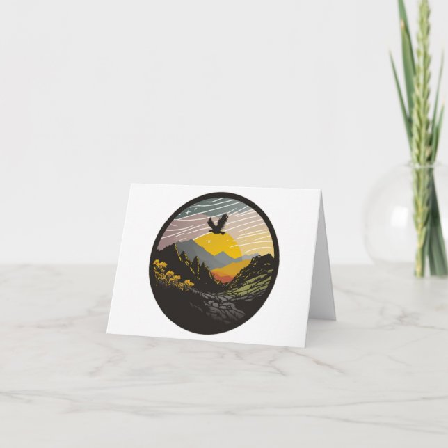 Snowdonia Dankeskarte (Vorderseite)