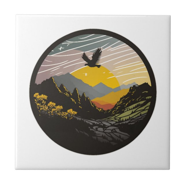 Snowdonia Fliese (Vorderseite)