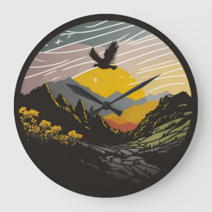 Snowdonia Große Wanduhr