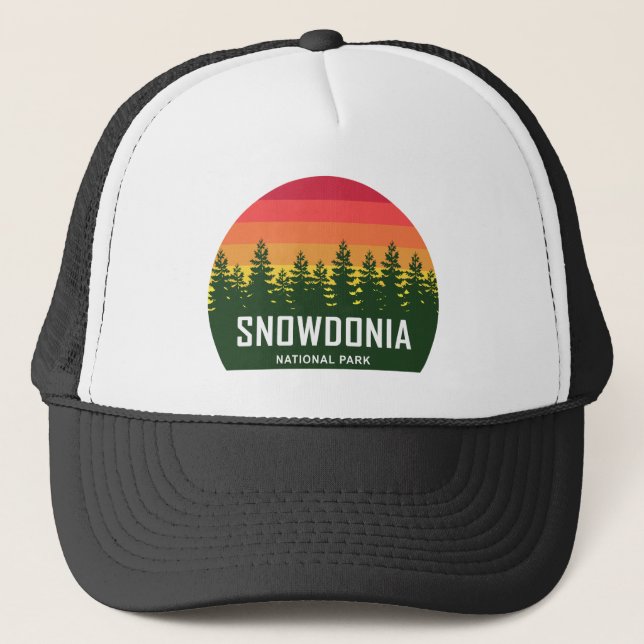 Snowdonia National Park Truckerkappe (Vorderseite)