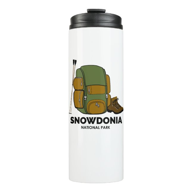 Snowdonia Nationalpark - Rucksack Thermosbecher (Vorderseite)