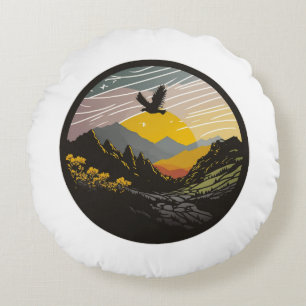 Snowdonia Rundes Kissen