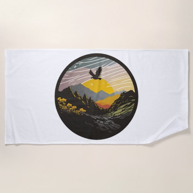 Snowdonia Strandtuch (Vorderseite)