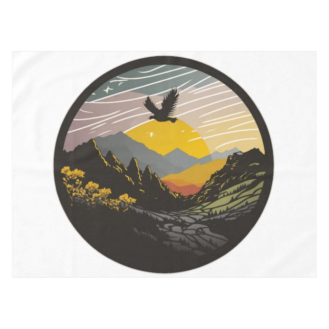 Snowdonia Tischdecke (Vorderseite (Horizontal))