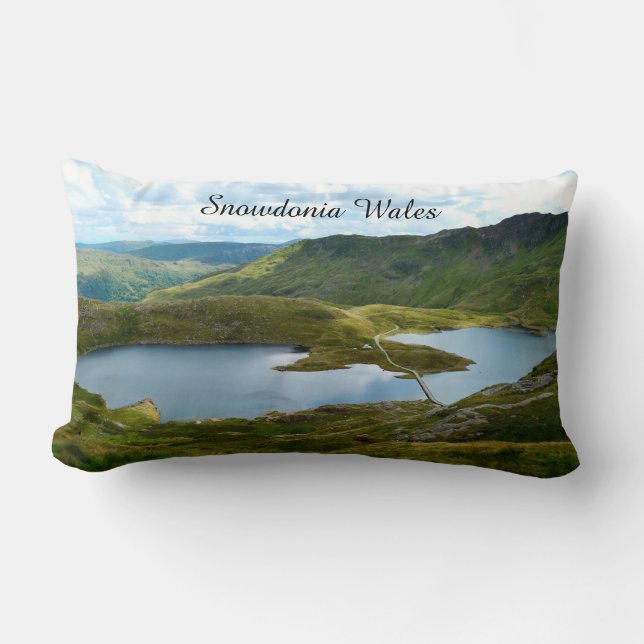 Snowdonia Wales. Lendenkissen (Vorderseite)