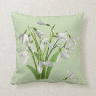 Snowdrop Blumenkissen Kissen