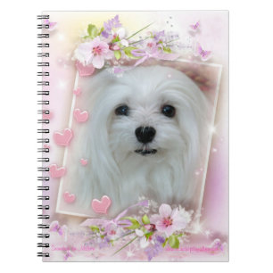 Snowdrop das maltesische Notizbuch Notizblock